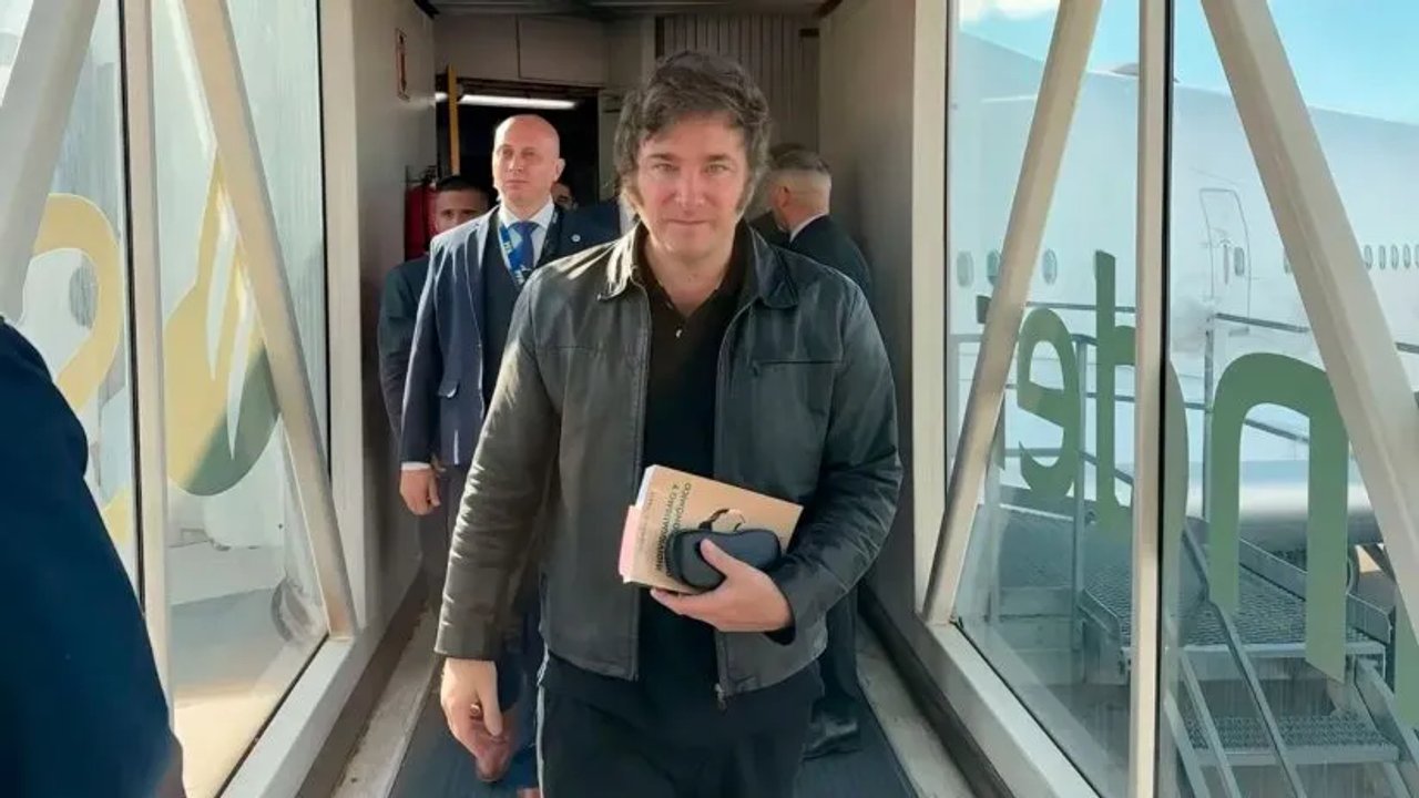 Con agenda en Italia, Milei llegó a los 18 viajes en el año y recorrió casi 300 mil kilómetros