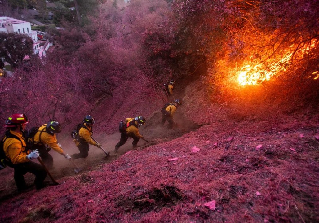 Asciende a 24 la cifra de muertos por incendios forestales en Los Ángeles