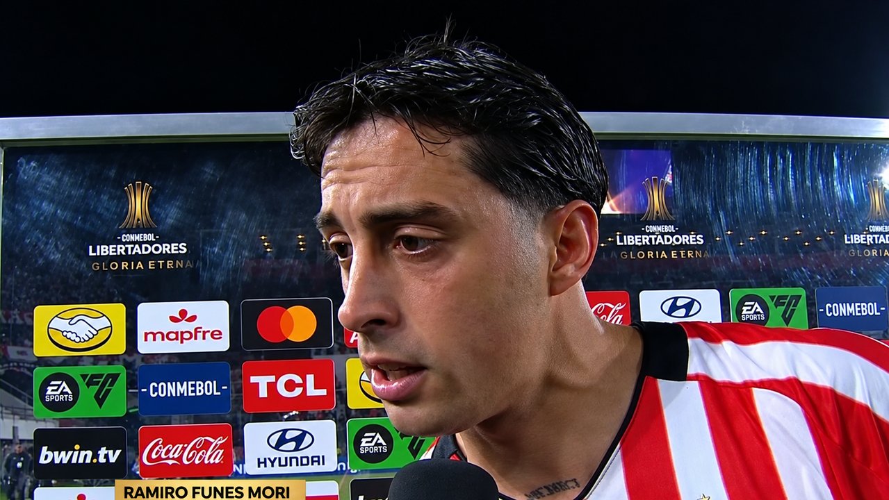 Funes Mori, entre la satisfacción de estar a la altura y la felicidad por el reconocimiento del hincha: "Necesitaba este partido en lo personal"