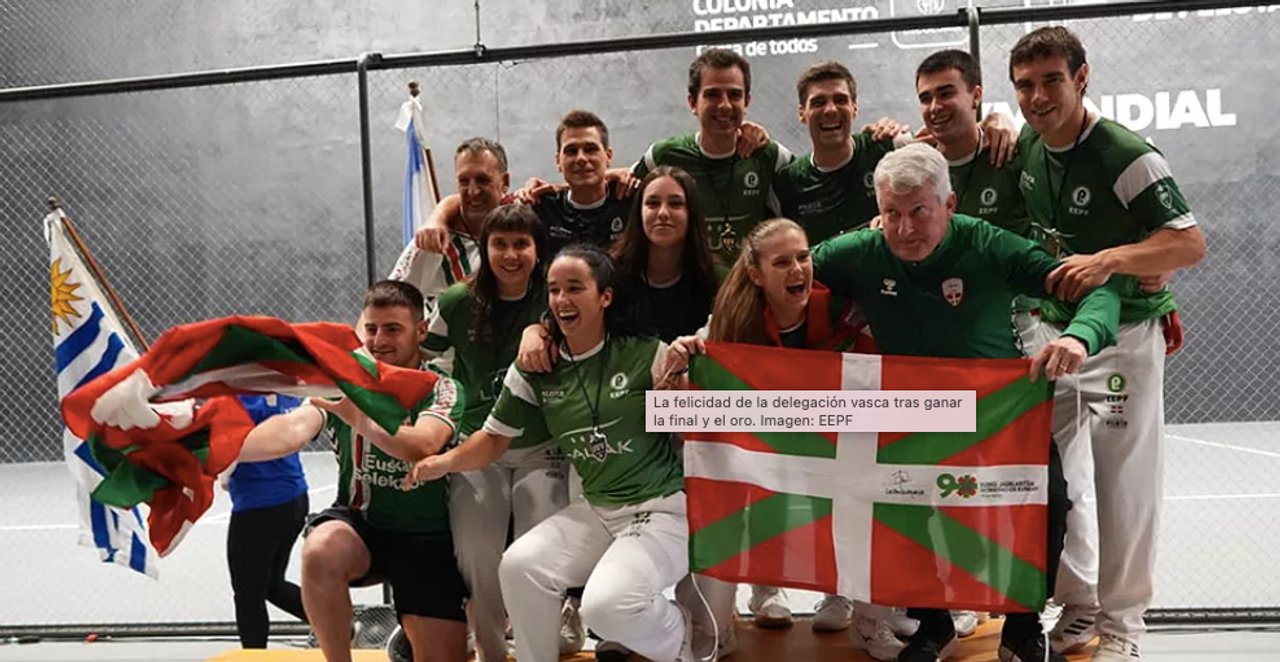 País Vasco logró la primera medalla de oro de la historia como nación independiente